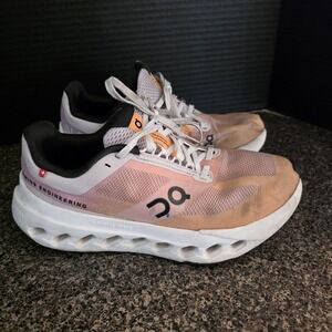 On Running Cloudsurfer 7 Running Shoes Women US 6.5 Pink Peach White 3WE30053126